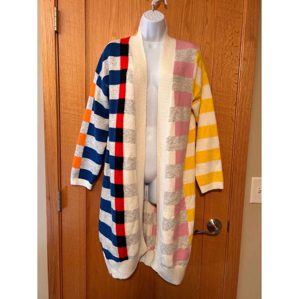 LEGO x Target Colorblock Cardigan Sweater Women's Small Multi-Color Striped